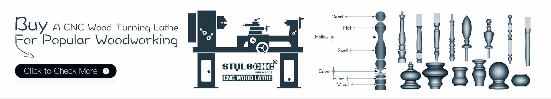 CNC Wood Turning Lathe