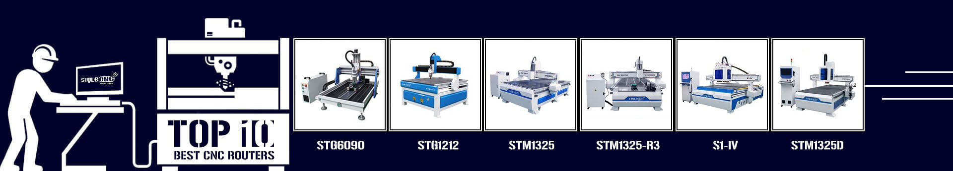 Top 10 Best Selling Chinese CNC Routers & Reviews in 2023