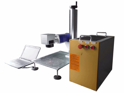 Mini Fiber Laser Marking Machine Working Video