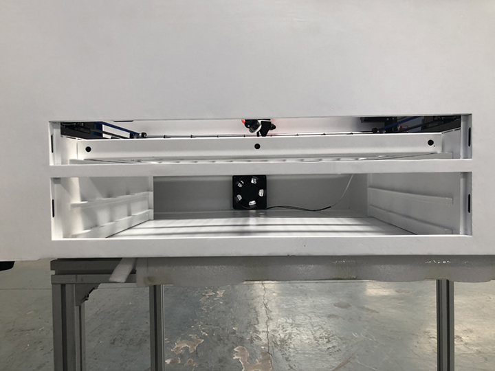 Three layers for desktop laser cutting/engraving machine table