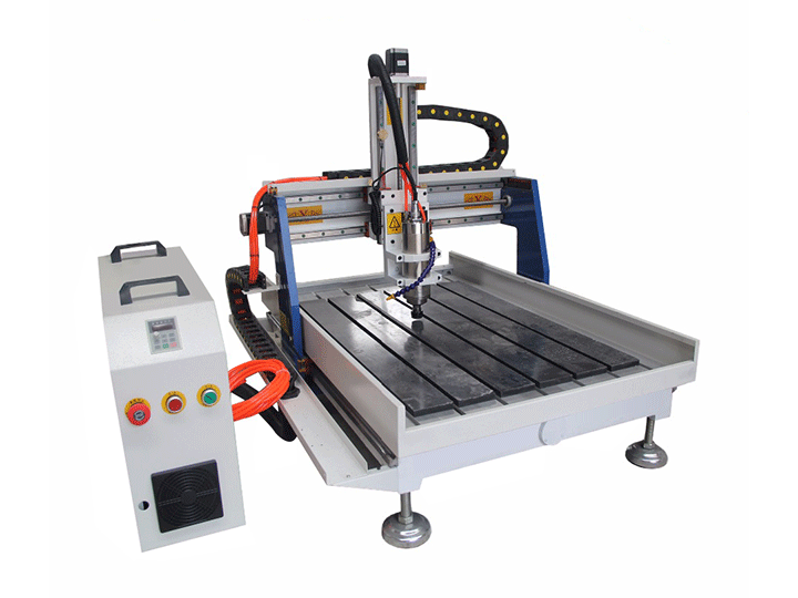 The Fourth Picture of Entry Level Desktop CNC Router with 4th Axis Rotary Table