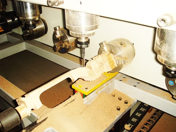 Rotary CNC Router for Woodworking