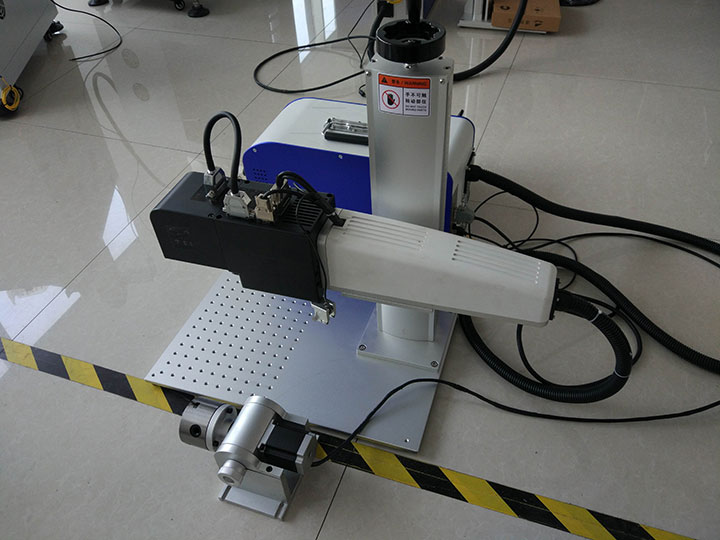 3D Fiber Laser Engraver with Rotary Attachment for Sale