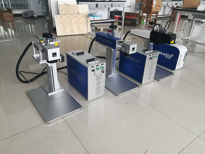 The Fourth Picture of 3D Fiber Laser Engraver with Rotary Attachment for Sale