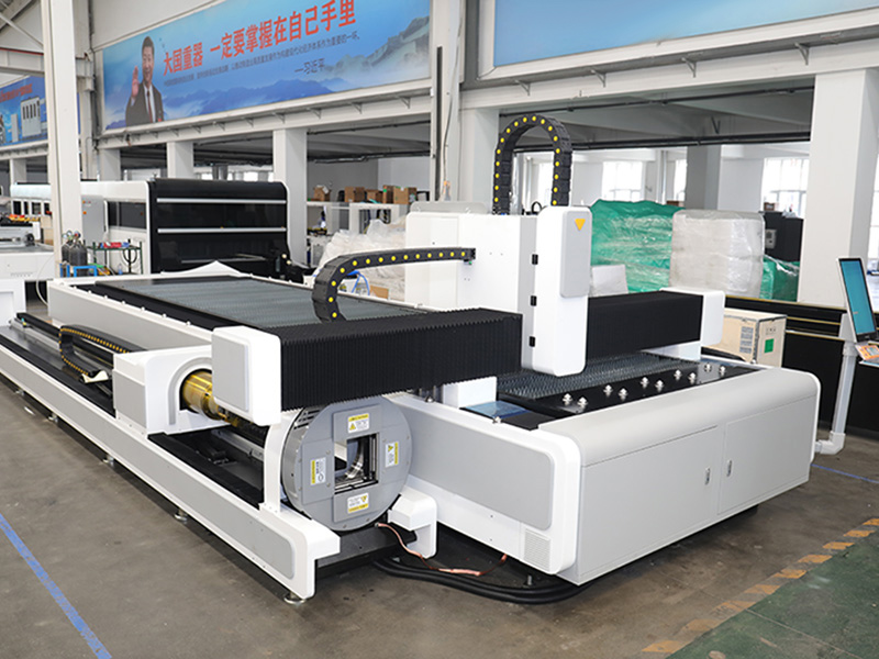 The First Picture of Affordable Metal Sheet & Pipe Fiber Laser Cutter for Sale