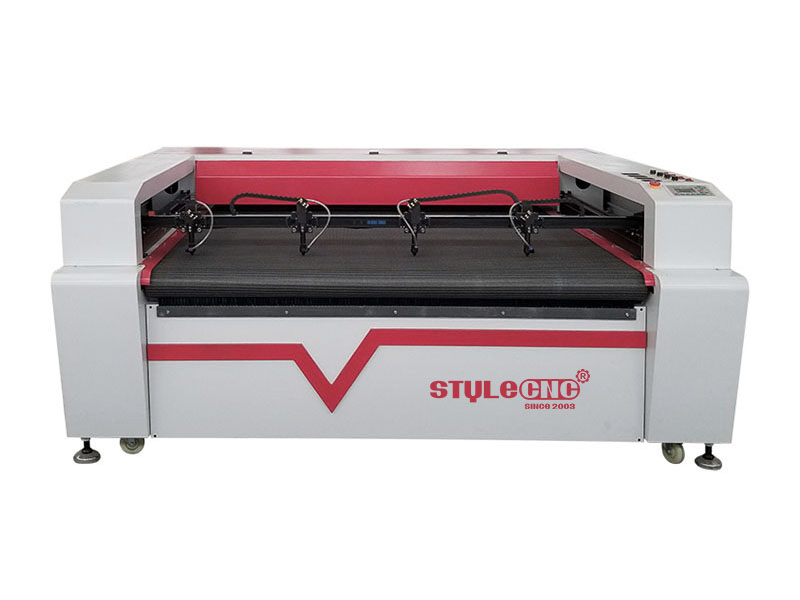 Flatbed Laser Cutting Machine for Appliques & Quilt Kits with Four Heads Flatbed Laser Cutting Machine for Appliques & Quilt Kits with Four Heads