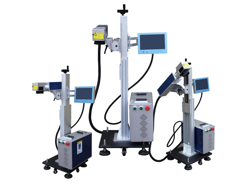 On-The-Fly Industrial Fiber Laser Marker for Assembly Line