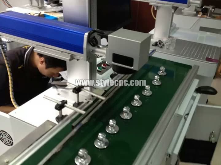 On-The-Fly Industrial Fiber Laser Marker for Assembly Line