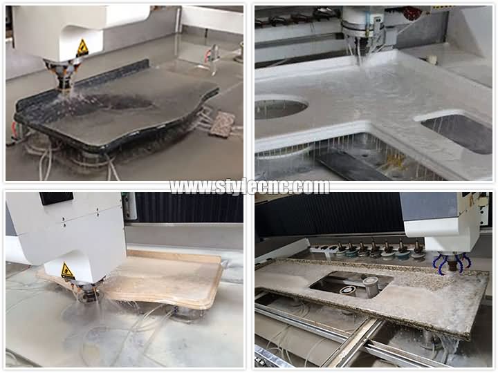 The First Picture of CNC Stone Cutting & Polishing Machine for Granite & Marble
