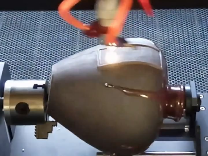 Laser Engraving Ceramic Bottle with Rotary Attachment