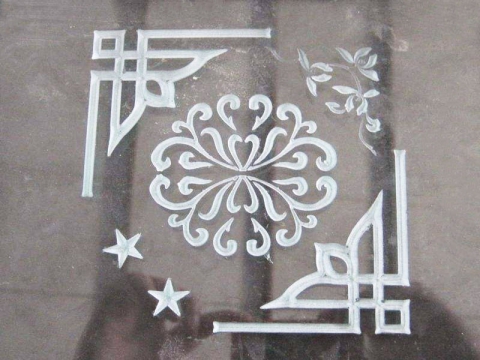 CNC Glass Carving and Cutting Machine Samples