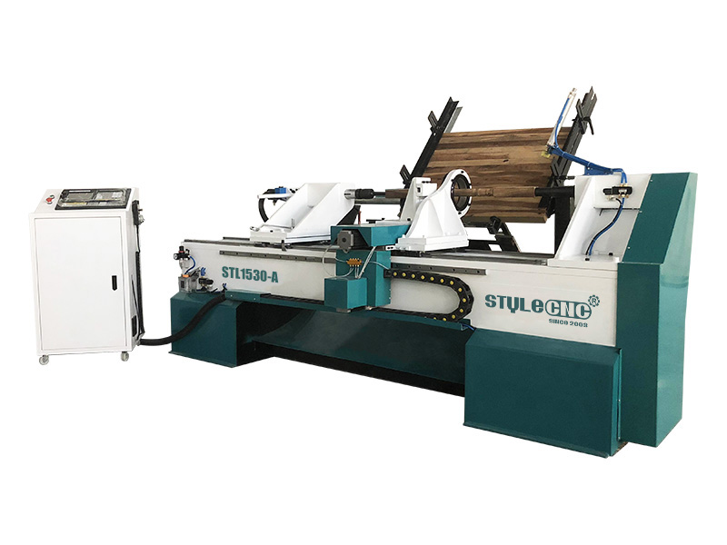 Full Automatic Feeding CNC Wood Turning Lathe Machine