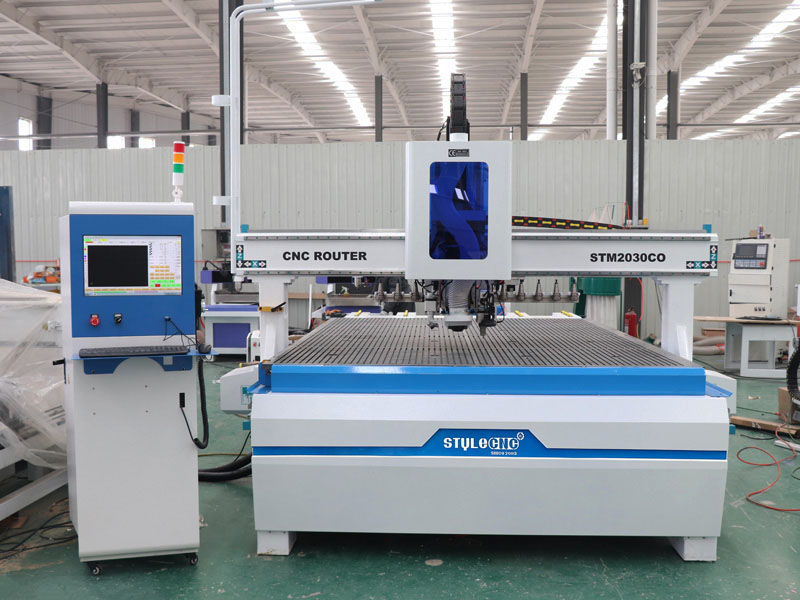 The Second Picture of 2022 Best ATC CNC Router with Oscillating Knife Cutter