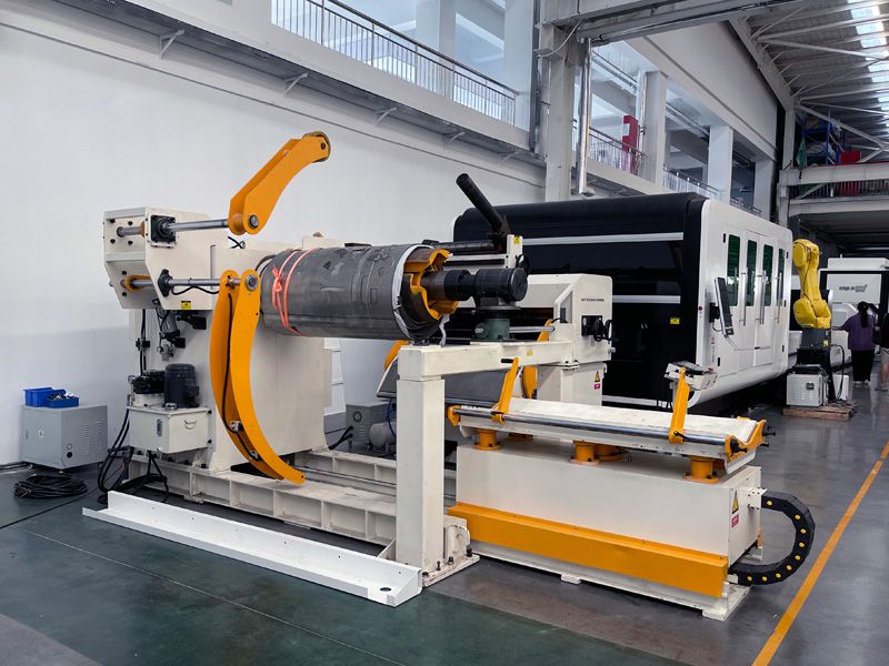 Automatic Coil Fed Laser Blanking Line & Cutting System