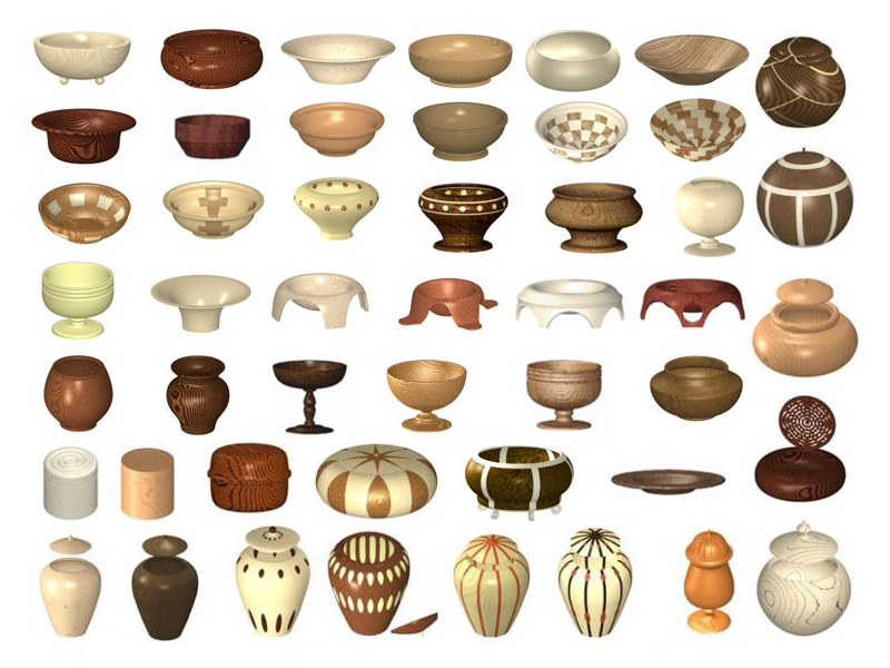 小型數(shù)控木工車床，可加工碗、盤、花瓶、杯子