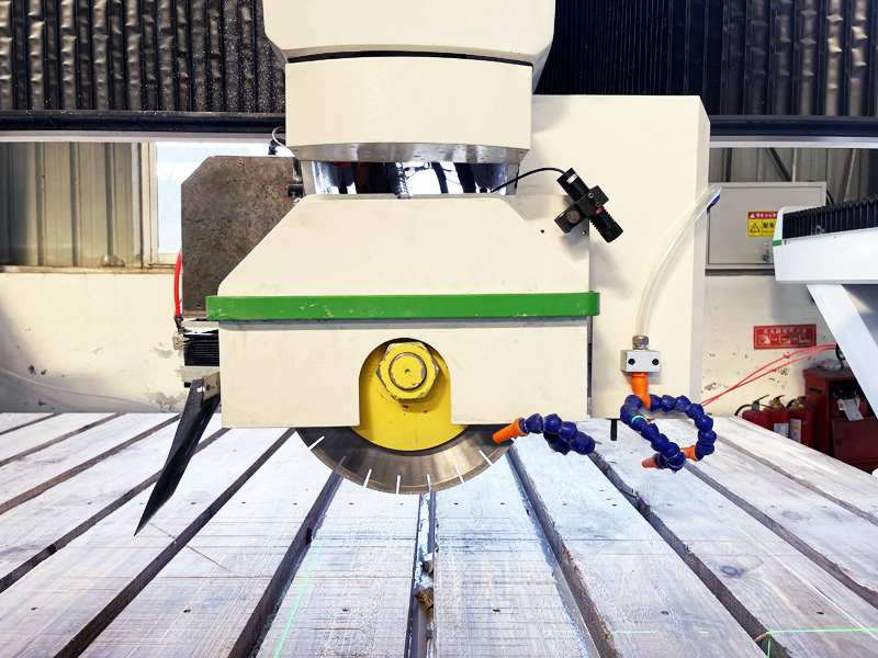 4+1 Auto Stone CNC Bridge Saw for Sink Cutout In Countertop
