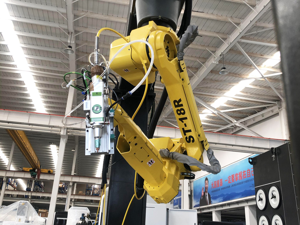 Industrial 3D Robotic Fiber Laser Cutting Machine for Metal