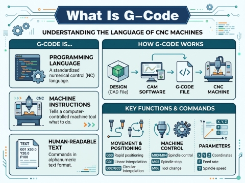 What is G-code for CNC Programming and Machining?