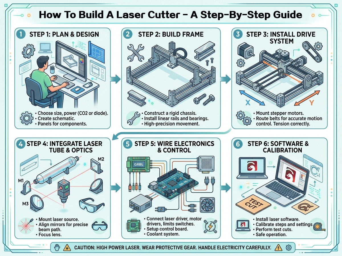 How To Build A Laser Cutter? - A Step-By-Step Guide