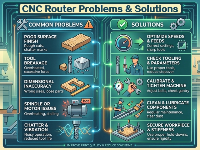 22 Most Common CNC Router Problems and Solutions
