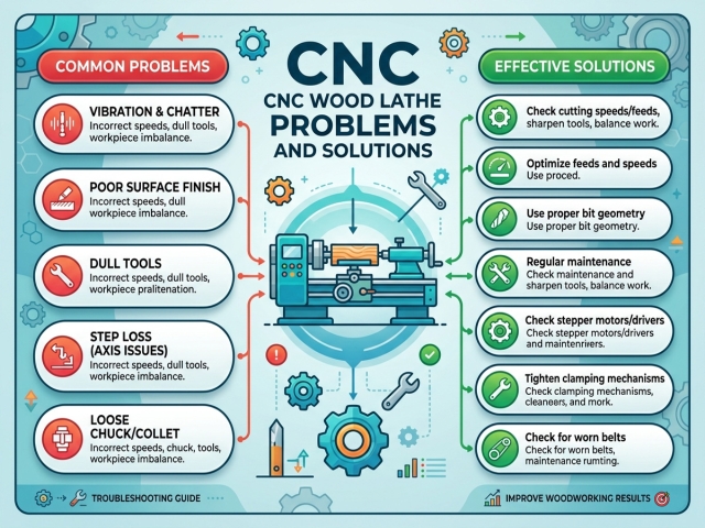 Pag-troubleshoot ng CNC Wood Lathe Machine