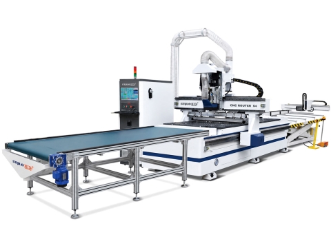Automatic Cabinet-Making CNC Router with Loading & Unloading