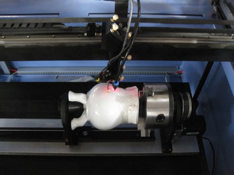 Ceramic Tile Laser Engraver STJ9060 with 80W CO2 Laser Tube