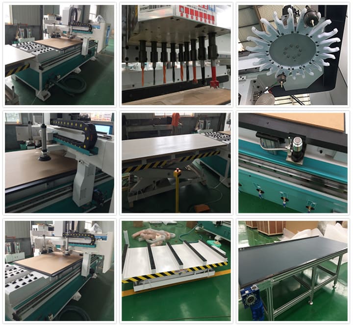 Details of Full Automatic CNC Router for Furniture Making Details of Full Automatic CNC Router for Furniture Making