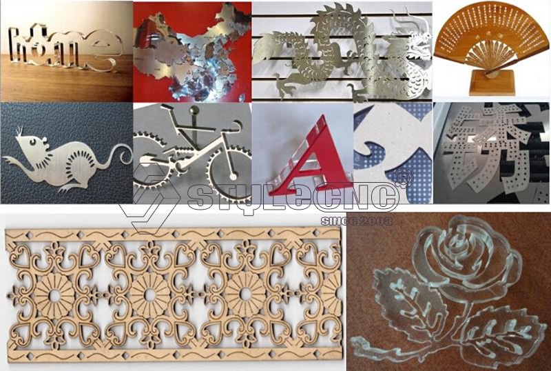 Mixed metal and nonmetal laser cutting machine projects