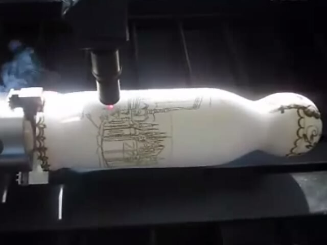 CO2 Laser Engraving Matryoshka Doll with Rotary Attachment