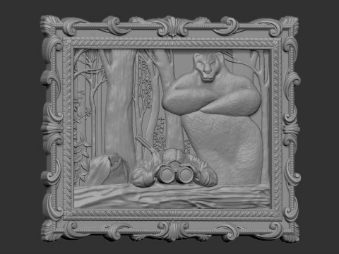 CNC Stone Router Making Relief Arts & Decorations