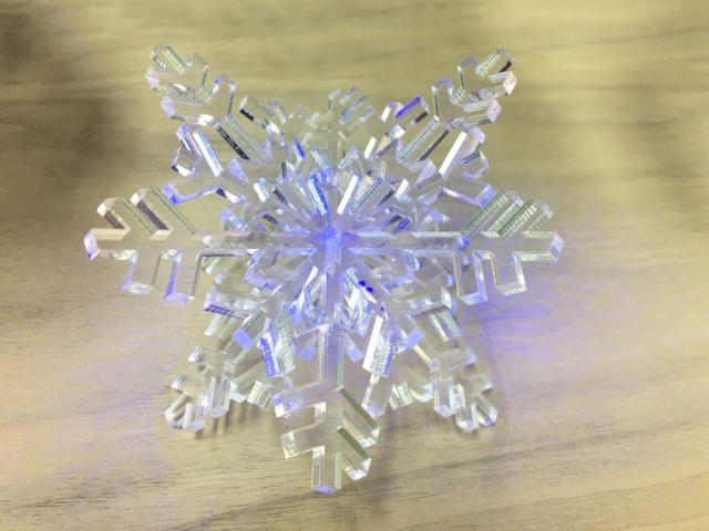 Acrylic laser cutting machine samples
