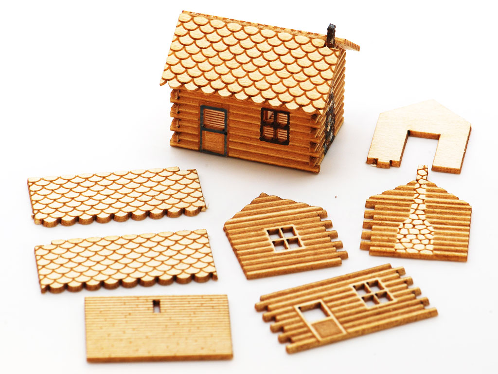 3D Laser Cutting Wood Plans with CO2 Laser Tube
