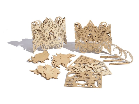 Plywood Laser Cutting Machine Applications & Samples