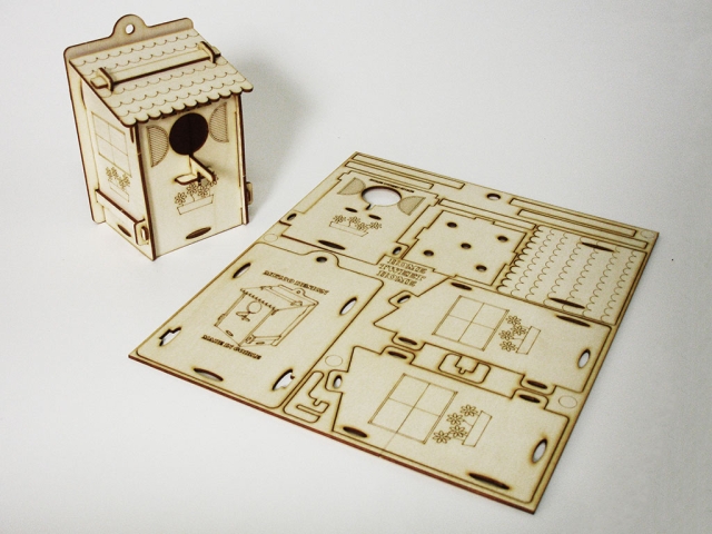 3D plywood laser cutting machine projects