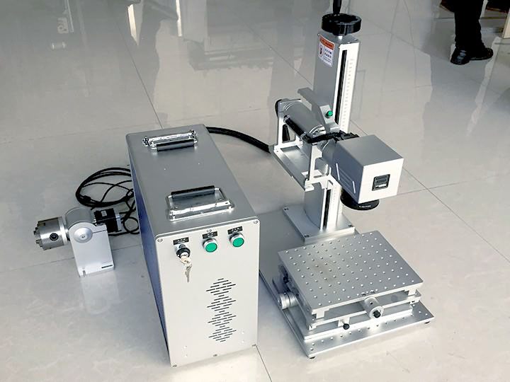 Mini Handheld Laser Marking Machine with 2D Workbench XY Moving Table