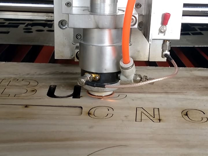 20mm wood cutting by mixed laser cutting machine
