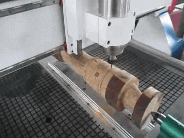 4x8ft Wood CNC Router with 4th Axis Rotary Carving