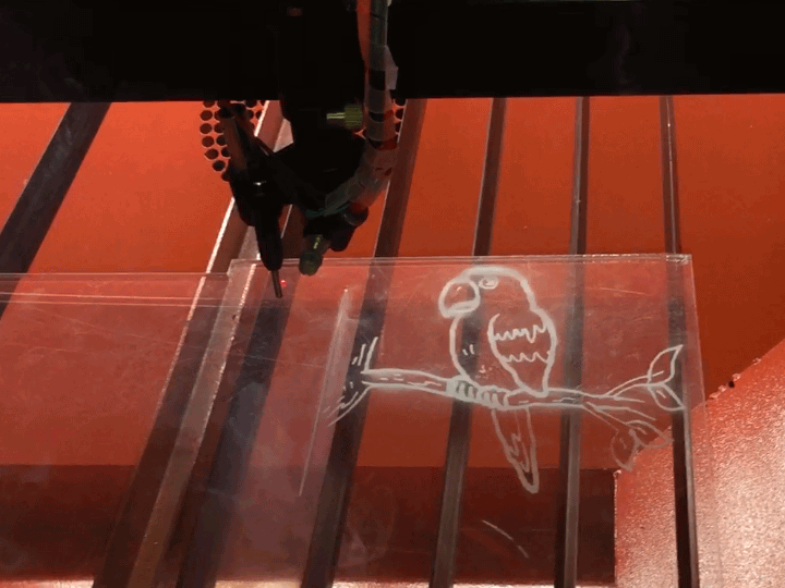 Acrylic Laser Cutting and Engraving Machine