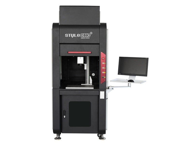 Enclosure fiber laser marking machine