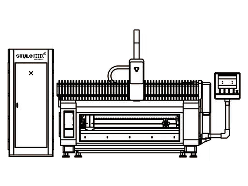 Fiber laser cutting machine