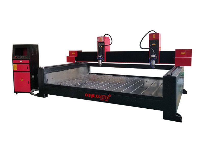 Large Format Stone CNC Machine for 3D Carving with Dual Spindles Large Format Stone CNC Machine for 3D Carving with Dual Spindles