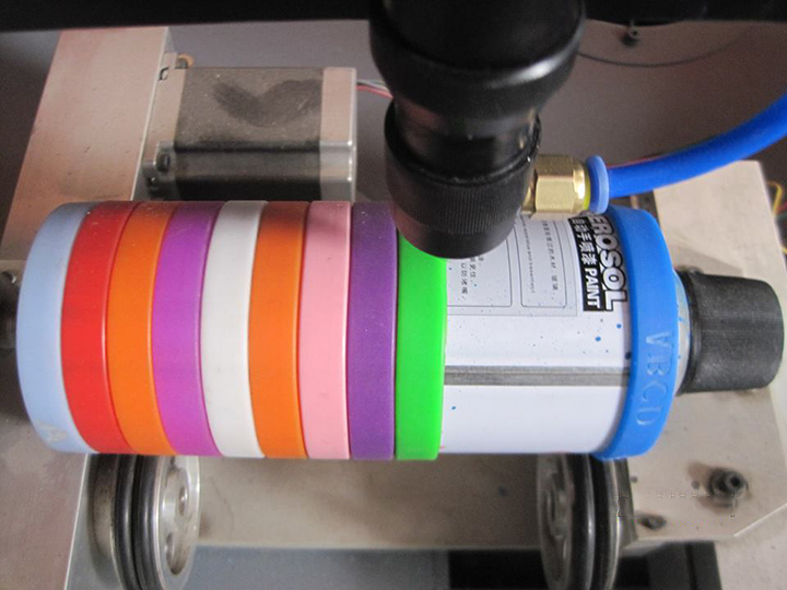 CO2 Laser Engraved Custom Silicone Bracelet Projects