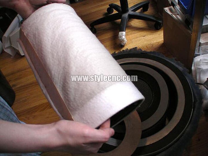 a wrapped pad pre-filter a wrapped pad pre-filter