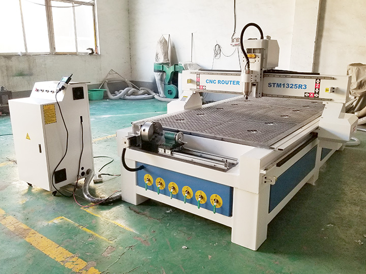Top Rated 4 Axis CNC Router 1325 with 4x8 Rotary Table - STYLECNC