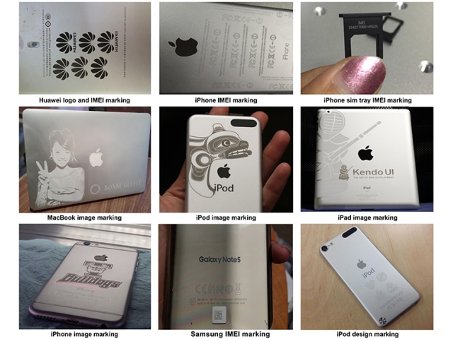 iPhone laser engraving machine