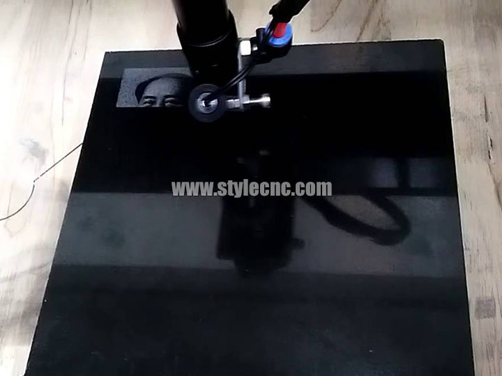 Laser engraver for stone