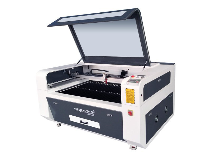 80W Co2 Laser Engraver Machine CO2 Laser Cutter with Auto Focus Red Dot  Pointer with 900x600mm 36 x 24 Slat, Honeycomb, Lifting Workbench,S&A  CW3000