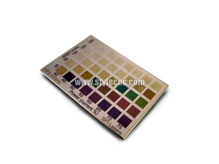 stainless steel color laser marking machine