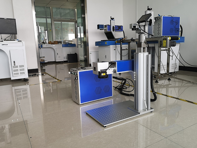 The First Picture of Color Laser Marking Machine with MOPA Fiber Laser Source